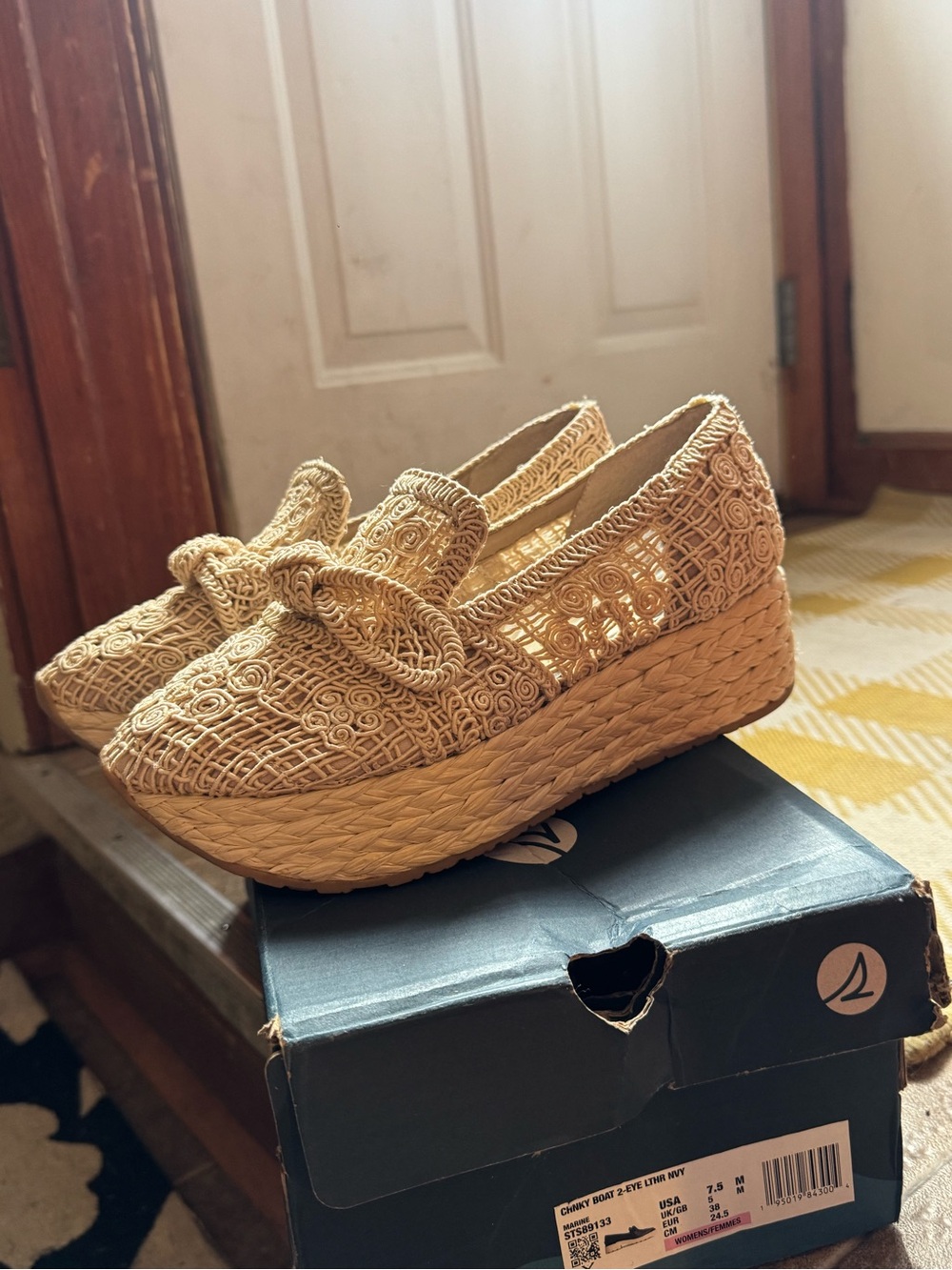Dolce Vita Woven Platform Loafers